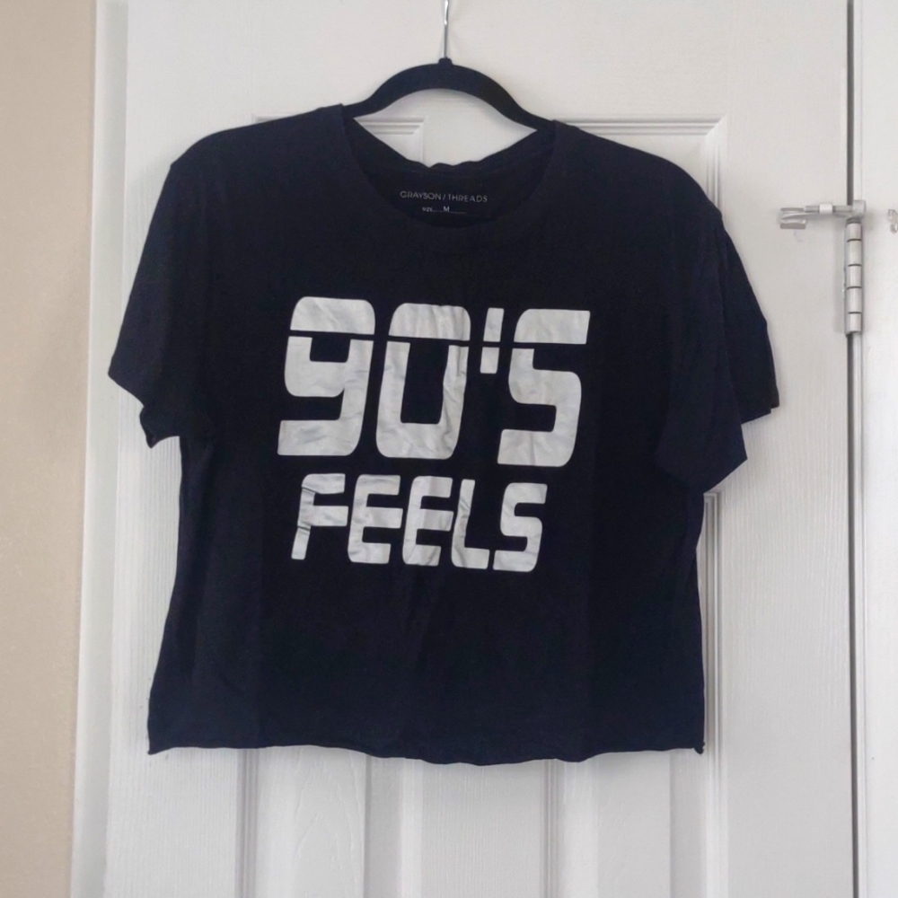 "90's Feels" crop top